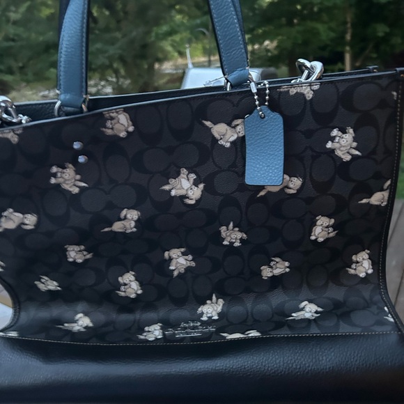 Coach Dempsey purse bag tote puppies puppy nwt very large new - Picture 11 of 16
